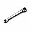 Capri Tools 4-in-1 120-Tooth Box End Reversible Ratcheting Wrench, 5/16, 3/8, 7/16, 1/2 in., SAE CP11882